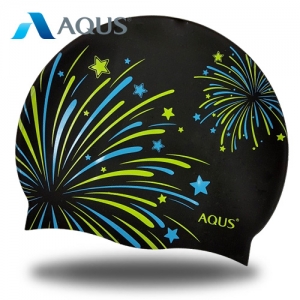 아쿠스(AQUS) AQUS CAP 아쿠스 실리콘수모 불꽃놀이(AC1602) BKGR